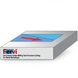 Outil de fraisage à insert Fervi pour une coupe de précision dans les ateliers métallurgiques - Product Image 2