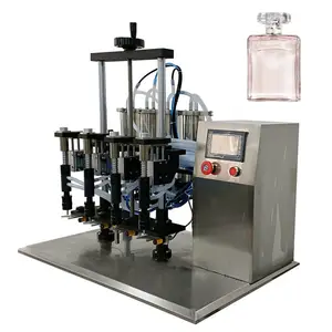 Máquina de llenado al vacío de perfume semiautomático de bajo precio, botella de llenado de aceite cosmético