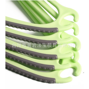 <b>Plastic</b> Clothes Hangers Non Slip Rectangle <b>Hook</b> Type For Clothing Organizer Injection Molding Mold Multi Cavity - Product Image 2
