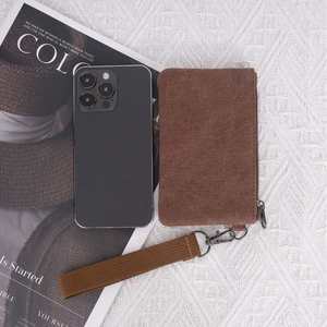 Custom <b>Canvas</b> Coin Purse with Wristlet Small Zipper Pouch for Coins, Keys, ID Cards | Promotional Giveaway <b>Wallet</b> - Product Image 4
