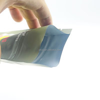 Sachets vides en Mylar recyclables pour emballage de tabac, cigares, liquides, sacs en plastique personnalisés imprimés avec fermeture éclair pour aliments et lait