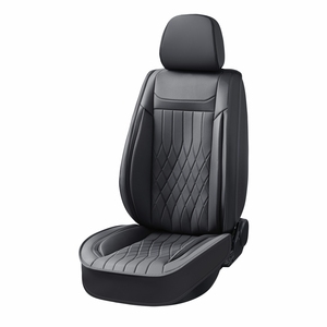 Meilleure vente nouvelle housse de siège en cuir de taille générale voiture quatre saisons housse de siège de voiture de mode classique vers l'avant - Product Image 1
