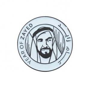 Fabricante de broches de esmalte suave con logotipo personalizado de artesanía metálica de Arabia Saudita, broche para ropa, pin de solapa saudí - Product Image 6