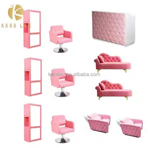 pink salon equipment salon chairs furniture hairdressing equipement salon de coiffure