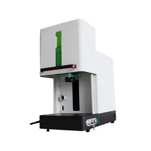 30w 50w100w Raycus JPT Small Closed Type Fiber Laser Engraving Marking Machine for Metal and Non-Metal materials