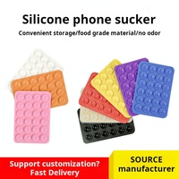 Casing Handphone Silikon Fleksibel Dua Sisi Anti Air, Aksesoris Suction Cup Anti Selip, Bentuk Persegi Satu Sisi, Laris Manis
