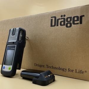 เครื่องตรวจจับแก๊สรั่วไหลในอุตสาหกรรม Drager X-am 2500 จากเยอรมนี เซ็นเซอร์ตรวจจับก๊าซ 4-in-1 แบบพกพา หน้าจอ LCD ดิจิตอล ตรวจวัด CO H2S O2 EX สีดำ - Product Image 2
