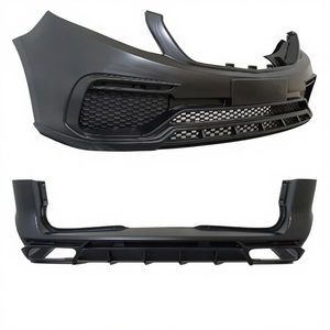 Nuevo Ensamble de Parachoques Delantero/Trasero de Alta Calidad en Plástico ABS Color Negro Carbón para V Class V260, 100% Compatible - Product Image 3