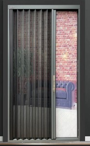 Zanzariera Pieghevole per Esterni in Stile Moderno con Rete a Maglia Diamantata, Schermo Telescopico Invisibile in Alluminio e Acciaio Inossidabile 5 - Product Image 6