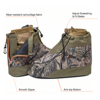 Isolateurs de bottes de camouflage imperméables et durables Mydays pour la chasse, la pêche et les activités de plein air, avec fermeture éclair et cordon de serrage