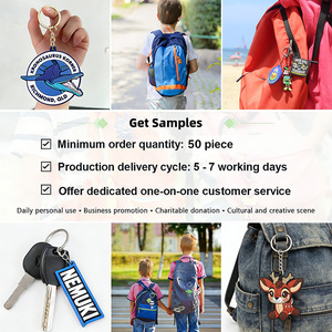 Wholesale Pvc Keychain 2d 3d Soft Manufacturer Custom Cartoon Anime Rubber Keyring <b>Key</b> <b>Chain</b> for Bag Pendant - Product Image 5