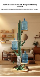 Árbol para Gatos Minimalista y Duradero con Diseño de Cactus, Construcción de Hierro y Madera, con Múltiples Plataformas y Ahorro de Espacio para Uso en Interiores - Product Image 4