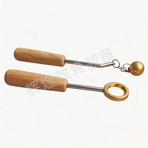 Expansion Demonstration Device with Wooden Handle, Copper Ball and Copper Ring, for High School <b>Physics</b>, Specially Designed for - Product Image 4