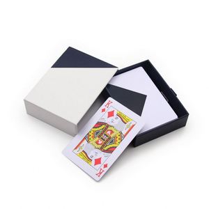 300Gsm Blue Core Paper Printing Your Own Logo Individual Customized Playing Cards Lid and Base Box - Product Image 3