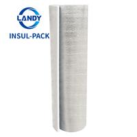 Rouleau d'isolation en mousse multicouche Landy Insulpack en aluminium EPE de 5 mm d'épaisseur pour toits, murs et sols