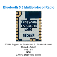 Módulo Bluetooth 5.3 Nordic NRF52840 Matter & Mesh, Protocolo Wirepas Mesh para Hogar Inteligente