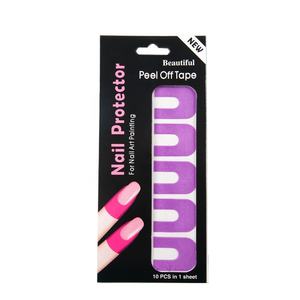Juego de protectores de esmalte de uñas DIY en forma de U al por mayor, diseño artístico de uñas, protectores de cutículas, pegatina de esmalte de uñas antidesbordamiento - Product Image 3