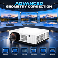 Projecteur de simulation multi-projecteurs 7500 lumens WUXGA 3LCD laser à courte focale pour simulateur de vol