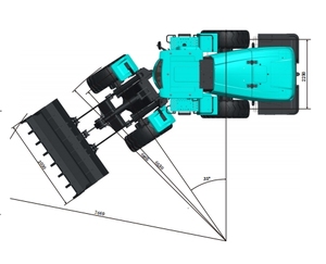 Machinerie de construction de haute qualité, bulldozer à faibles émissions, commande électronique L55-B5 L55-C5 L53-B3 LE59-X2 LE60-X3, chargeuse sur pneus - Product Image 3