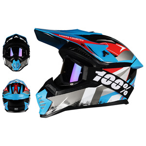 Casco de Motocross Integral con Gafas, Ligero, Resistente a Impactos, para Carreras Todoterreno - Product Image 3