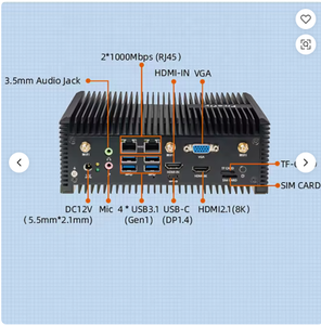 Computer Embedded Industriale Senza Ventola RK3588 Octa Core con Ingresso Video 8K HD, Codifica VGA, RS232, RS485, CAN, Android, <span class=keywords><strong>Ubuntu</strong></span>, Linux PC - Product Image 5
