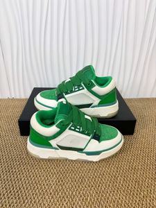 Zapatos de Diseñador de Lujo Estilo 2025, Zapatos Casuales de Cuero y Goma Verdes y Blancos para Hombre, Zapatos de Diseñador Coach Amiry para Hombre - Product Image 3