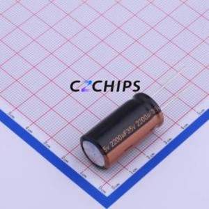 Condensador Electrolítico de Aluminio de Orificio Pasante RZW222M1VBK-1632, Orificio Pasante, D16xL31.5mm 2200uF 20% 35V 7.5mm - Product Image 1