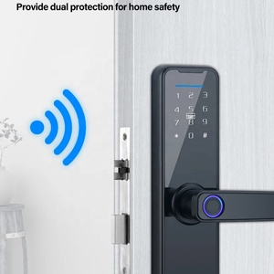 Căn hộ khách sạn thông minh khóa cửa tuya Kỹ Thuật Số vân tay sinh trắc học Keyless an ninh điện tử Wifi Mạng kunci pintu - Product Image 4