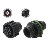 Connettori Impermeabili per Auto, Grado di Protezione IP66, 12V 10A, Cablaggi Automobilistici Personalizzati e Prese per Lampade