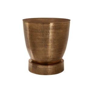 Table basse minimaliste en métal avec plateau en métal pour l'intérieur d'un appartement moderne et les meubles de luxe pour la maison - Product Image 1