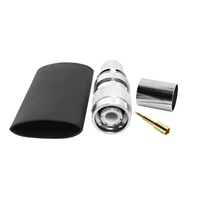 Prix usine Connecteur coaxial RF TNC mâle 50 Ohms à sertir et à souder pour câbles RG8 RG213 RG214 LMR400 en stock