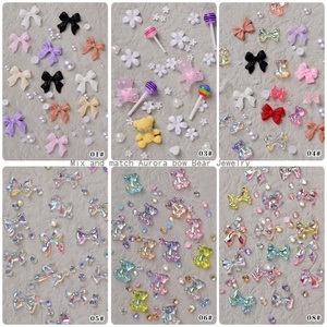 ชุดเครื่องประดับตกแต่งเล็บลายผีเสื้อ Aurora Bear ประดับมุกและเพชร สำหรับตกแต่งเล็บ พร้อมอุปกรณ์ตกแต่งเล็บ - Product Image 4