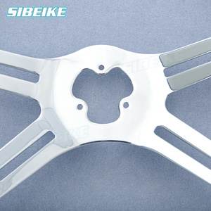 <span class=keywords><strong>4</strong></span> konuştu 18 inç gerçek ahşap klasik direksiyon 455mm Vintage Retro araba spor Tuning tekerlek - Product Image 6