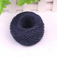 Corde torsadée en Jute 100% naturelle, 2mm, en sisal, pour emballage, décoration, bricolage