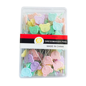 100 pièces <span class=keywords><strong>épingles</strong></span> droites à bouton plat, <span class=keywords><strong>épingles</strong></span> à coudre <span class=keywords><strong>épingles</strong></span> à Quilting pour la <span class=keywords><strong>couture</strong></span> projets de bricolage couturière bijoux décoration - Product Image 6