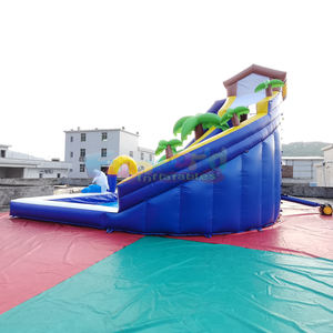 Tobogán Acuático Inflable de Doble Carril con Diseño de Delfín, de Grado Comercial, para Niños, con Piscina, para Fiestas al Aire Libre - Product Image 5