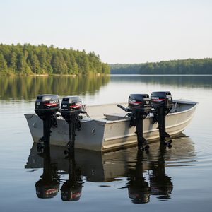 Budget-Friendly New 30HP 2-Stroke 2-Cylinder Gasoline Motor Manual Start Fishboat Use Drop-In Replacement - Product Image 1