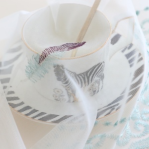 Rèm Màu Trắng Xuyên Thấu Giá Bán Buôn Rèm Cửa Mỏng Sang Trọng Cho Phòng Khách - Product Image 3