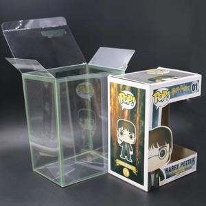 Factory Wholesale Custom <strong>Funko</strong> <strong>Pop</strong> Toys <strong>Protector</strong> 0.35 0.5mm 4" 6" <strong>Pop</strong> <strong>Protector</strong> Case Box - Product Image 1