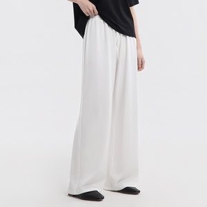 <span class=keywords><strong>Pantalon</strong></span> large personnalisé pour <span class=keywords><strong>femme</strong></span> en mélange de lyocell et de <span class=keywords><strong>lin</strong></span> de qualité supérieure, taille haute, <span class=keywords><strong>coupe</strong></span> <span class=keywords><strong>droite</strong></span> ample, décontracté et respirant, Été 2026 - Product Image 6