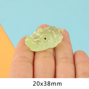 Cute Luminous Crocodile DIY Mini <b>Acrylic</b> Charm Self-Adhesive Cream Mobile Phone Case Refrigerator Sticker <b>Plastic</b> <b>Lucite</b> <b>Beads</b> - Product Image 6