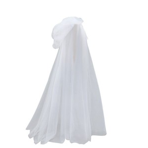 Halloween Dark Witch Hooded Cloak Long Mesh Cape Gothic Cosplay Costume Women Stage Performance Outfit - Product Image 3