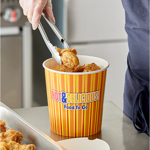 Factory Customized Printed Eco-friendly Disposable Ice Cream <strong>Cup</strong>, Food Bucket, Popcorn <strong>Cup</strong> with Lid Fried Chicken Bucket - Product Image 5