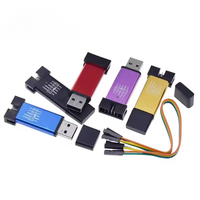ST LINK Stlink ST-Link V2 Mini STM8 STM32 Simulador Descargador Programador con Cubierta para Cable DuPont ST Link V2