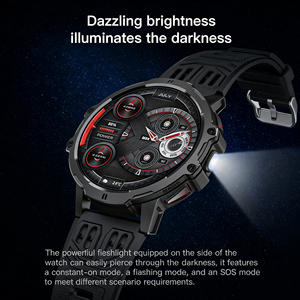 <span class=keywords><strong>Smartwatch</strong></span> GOTODO AI <span class=keywords><strong>Android</strong></span> <span class=keywords><strong>iOS</strong></span>, 17-22 Giorni di Autonomia, 5G GPS NFC, Tracker Fitness, Bussola, Calendario, Resistente all'Acqua 3ATM - Product Image 4