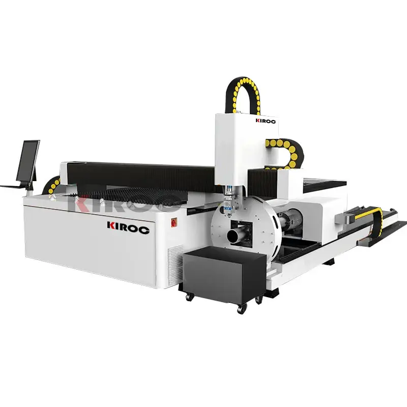 Kiroc Korting 1000W 1500W 3000W Cnc Metaalvezel Lasersnijmachine Prijs