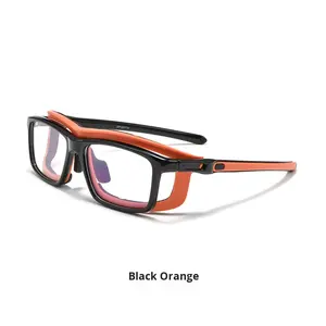 Bestfen Punk Style Print Frame HG031 Outdoor Anti-Collision Men's Large Square Sports Glasses Can Be Paired <strong>Prescription</strong> Lenses - Product Image 6