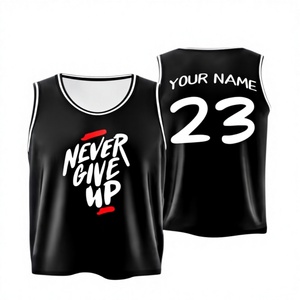 Maillots de basket-ball DIY pour hommes, débardeurs personnalisés avec nom et numéro, t-shirts imprimés en 3D, uniforme d'équipe, vêtements de sport amples pour l'été - Product Image 1