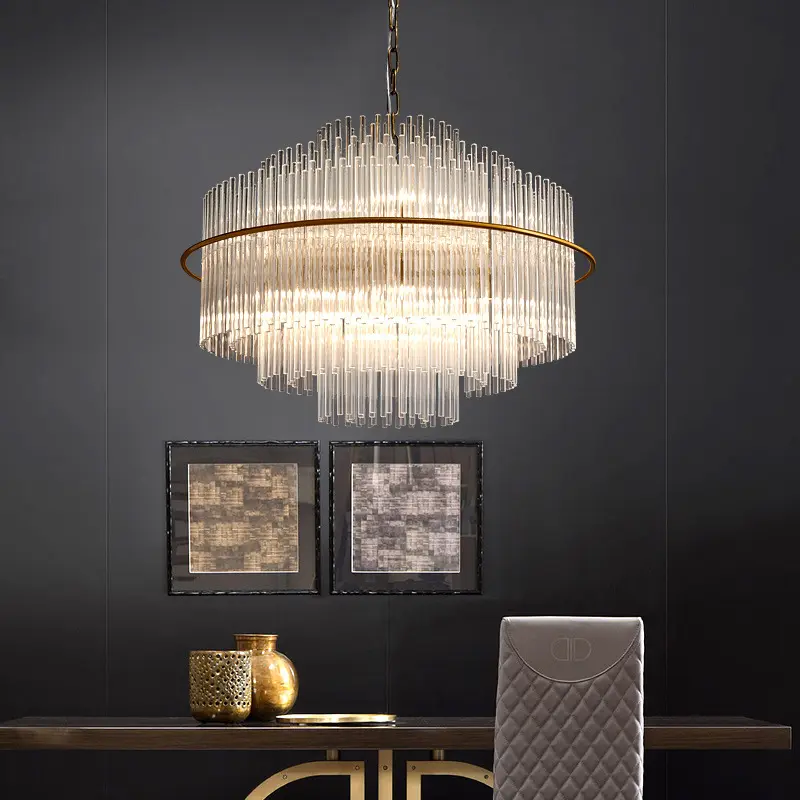 Скандинавская железная стеклянная светодиодная люстра, постмодерн, декор для гостиной, столовой, виллы, светодиодная лампочка G9, подвесной светильник