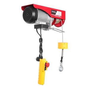 Palans électriques <span class=keywords><strong>100</strong></span>% cuivre pur 220V, <span class=keywords><strong>mini</strong></span>-grue domestique, <span class=keywords><strong>treuil</strong></span> à câble 0,5 tonne, élévateur - Product Image 1